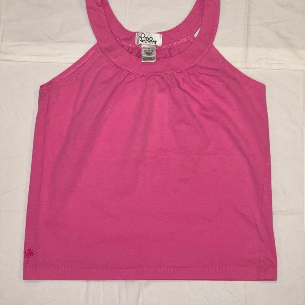 Vintage Kids Lilly Pulitzer Vibrant Pink Tank Top